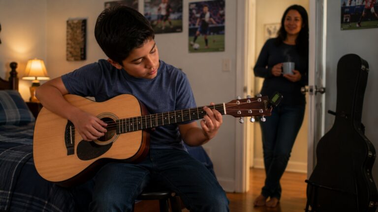How to Help Your Child Practice Guitar at Home